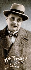 赫伯特·乔治·HG·威尔斯1866-1946年，英国作家，1935年 作者 不明