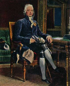塔列朗公爵1754-1838年，1934年。 作者 不明