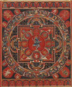 Hevajra Mandala，15世纪。 作者 不明