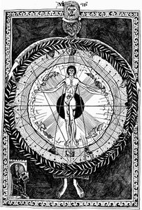 Bingen 1098-1179的Hildegard，德国女神和神秘主义者 作者 不明