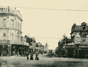 阿德莱德辛德利街，1901年。 作者 不明