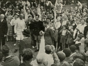 1937年在索思沃尔德的男孩营中Ma下。 作者 不明