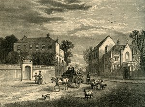 Holcrofts和修道院，富勒姆，约1878年。 作者 不明