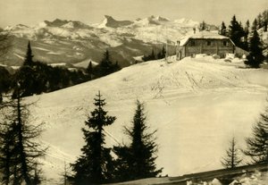奥地利施蒂里亚州Dachstein的Hollhaus，约建于1935年。 作者 不明