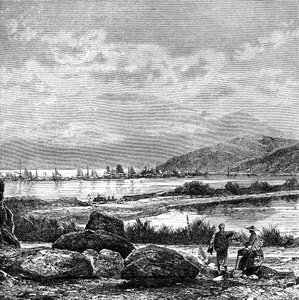 香港，九龙高地观，c1890 作者 不明