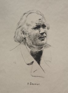 诺诺·道米（HonoréDaumier），1800年代。 作者 不明