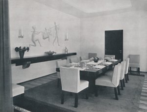 鲁道夫·弗兰克尔（Rudolf Frankel）在布加勒斯特的房子-餐厅，1942年 作者 不明