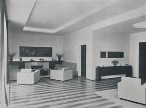 鲁道夫·弗兰克尔（Rudolf Frankel）在布加勒斯特的房子-客厅，1942年 作者 不明