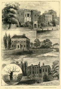 房屋圆形格林威治公园，建于1878年。 作者 不明