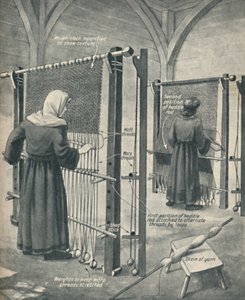c1934年，在英国撒克逊人如何编织布料 作者 不明