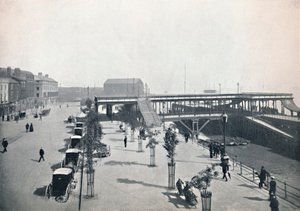 船体-码头和前线，1895年 作者 不明