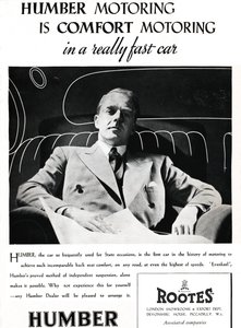 1937年，Humber Motoring驾驶真正的快车实现舒适驾驶 作者 不明