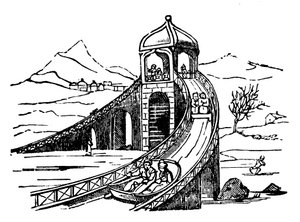 冰山，人工雪橇滑行，俄罗斯，1836年 作者 不明