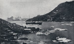 圣约翰斯港的冰山，1924年 作者 不明