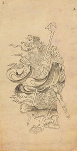 土星多约的图标图画，12世纪。 作者 不明