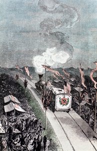 朱尔斯·凡尔纳的《从地球到月球的插图》，1865年 作者 不明