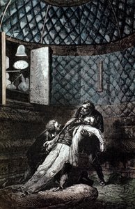 朱尔斯·凡尔纳的《从地球到月球的插图》，1865年 作者 不明