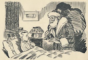 插图摘自1936年的《圣诞老人的神秘化》。 作者 不明