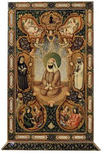 伊玛目·阿里·阿里·本·阿比·塔利布（Imam Ali Ali ibn Abi Talib）和他的儿子哈桑（Hasan）和侯赛因（Husayn），1871年。 作者 不明