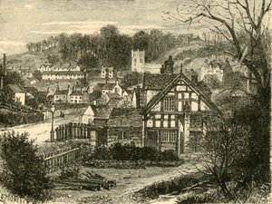 1898年在Coalbrook Dale。 作者 不明