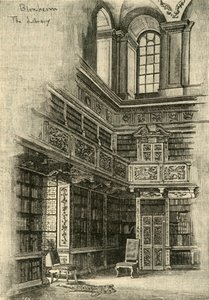 在1870年和1898年的图书馆中。 作者 不明