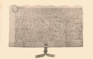 盖伊·福克斯（Guy Fawkes）签署的土地买卖契约，1901年早期 作者 不明