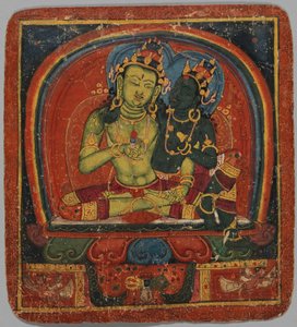 启动卡Tsakalis：Amoghasiddhi，15世纪初。 作者 不明