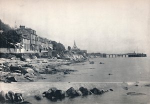 Innellan-展示石滩和汽船码头，1895年 作者 不明