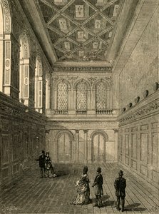 Haberdashers Hall的内部，1876年，1897年。 作者 不明