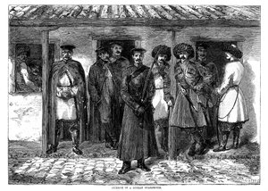 俄罗斯警卫室的内部，克里米亚战争，1855年 作者 不明