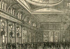 皇家交易所内部，1898年。 作者 不明
