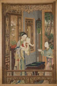 18世纪末至19世纪初，内部有妇女，儿童和护士。 作者 不明