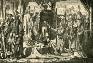亨利·贾索米尔戈特（Henry Jasomirgott）担任奥地利第一公爵，1156年，1890年。 作者 不明