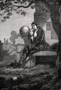 艾萨克·牛顿（Isaac Newton），英国科学家和数学家，十七世纪c1880 作者 不明