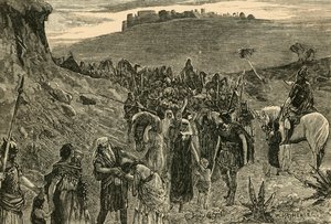 1890年，以色列人进城。 作者 不明