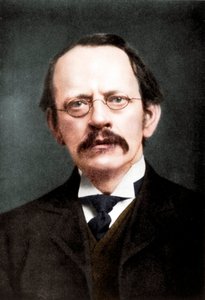 英国物理学家汤姆森（JJ Thomson），c1896-c1915 作者 不明