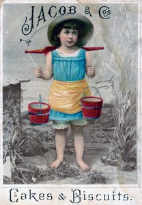 Jacob and Cos。Cakes＆Biscuits，c1900s-c1920s。广告明信片 作者 不明