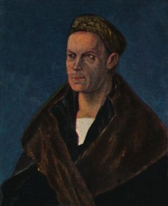 雅各布·福格（Jakob Fugger）1459-1525。 -杜勒的绘画，1934年。 作者 不明