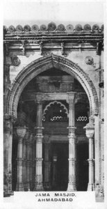 Jama Masjid，印度古吉拉特邦Ahmadabad，c1925年 作者 不明