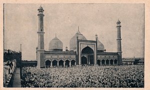 贾玛清真寺（Jama Masjid），德里，c1900年 作者 不明