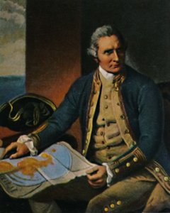 詹姆斯·库克（James Cook）1728-1779。 -1934年《舞蹈》（Dance）绘画后的雕刻。 作者 不明