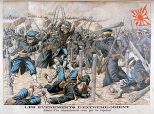 1904年日俄战争，日军进攻俄国人 作者 不明