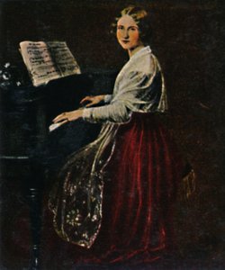 珍妮·林德1820-1887。 -Asher绘画，1934年。 作者 不明