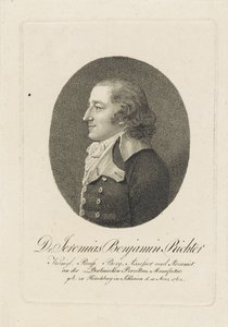 耶利米·本杰明·里希特1762-1807，c。 1800。 作者 不明