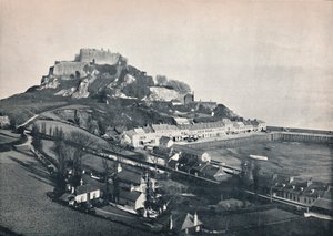 泽西岛-格雷（Gorey）和蒙格（Mont Orgueil）城堡，1895年 作者 不明