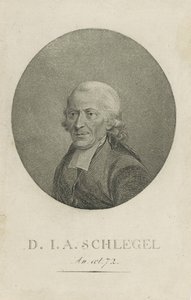 Johann Adolf Schlegel 1721-1793，c。 1800。 作者 不明