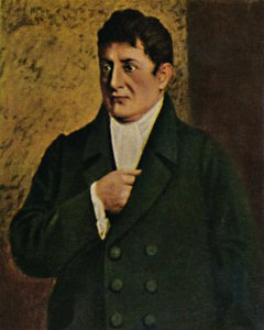 约翰·戈特利布·费希特（Johann Gottlieb Fichte）1762-1814。 -普吕尔（Plühr）教授绘画，1934年。 作者 不明