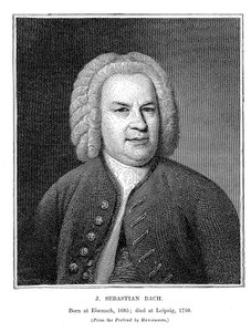约翰·塞巴斯蒂安·巴赫（Johann Sebastian Bach）1685-1750年，德国作曲家和管风琴家，1746年 作者 不明