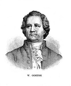 约翰·沃尔夫冈·冯·歌德（Johann Wolfgang von Goethe），德国诗人，戏剧家和科学家，十九世纪 作者 不明