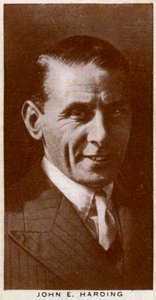 约翰·埃·哈丁（John E Harding），英国拳击经理和媒人，1938年 作者 不明